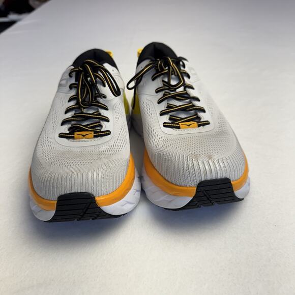 Hoka One One Bondi 7 Nimbus Cloud Radiant Yellow Running Sneakers Size 10 - Picture 7 of 10